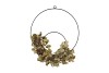 METAL CIRCLE OAK DOUBLE D40CM