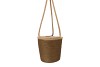 TRIPOLI MUSTARD HANGING BASKET 20X18CM