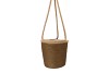 TRIPOLI HANG BASKET MUSTARD 20X18CM NM