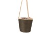TRIPOLI ARMY GREEN POT BASKET 23X23CM