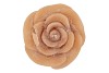 CANDLE ROOS NEW OKER 14X12CM