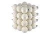 GLASS BALL WHITE SATIN 57MM P/36