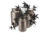 LAUSANNE MATT SILVER MILK CAN 21X30CM