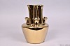 TUBA VAAS SHINY GOLD 18X18X24CM