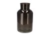 DRY GLASS BLACK CLEAR MILK CAN 17X30CM