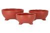 ST. TROPEZ NUDE TERRA BOWL 18X9CM