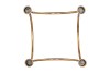 DHAKA GOUD KANDELAAR X4 21X21X18CM