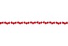 RIBBON VELVET STAR 20 RED 10MX25MM