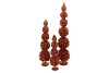 SPARKLE COPPER TREE BALL 13X45CM