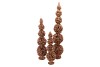 SPARKLE ROSE GOLD TREE BALL 13X45CM