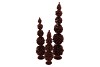 SPARKLE BRONZE TREE BALL 13X45CM