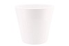 VINCI WHITE POT CONTAINER 24X22CM