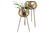 DHAKA DORÉ SUPPORT POUR PLANTES 34X68CM