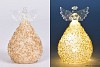 LED ENGEL GLAS CHAMPAGNE 6,5X12CM