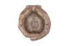 CONCRETE SAINT GOLD HANDS 19X17X10CM