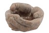 CONCRETE SAINT GOLDEN HANDS 24X22X12CM