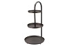 TOSCA ETAGERE ZWART 3 LAAG 25X44CM