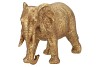 DECO ELEPHANT GOLD 27X11X19CM