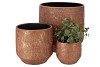 DUBAI BRUSHED COPPER POT 36X32CM NM