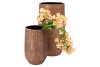 DUBAI BRUSHED COPPER VAAS 22X40CM NM