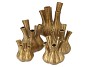 AGLIO GOLD VASE 26X35CM