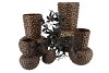 DJEDDA VASE BRONZE 28X39CM