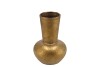 DJEDDA VASE FLAT GOLD 13,5X19CM