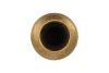 DJEDDA VASE FLAT GOLD 13,5X19CM