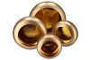 MARRAKECH GOLD ROUND T-LIGHT 20X10X20CM