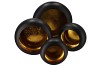 MARRAKECH BLACK ROUND T-LIGHT 20X10X20CM
