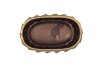 KARBALA GOLD POT OVAL 23X15X11,5CM