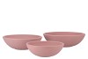 VINCI PINK BOWL LOW SPHERE SHADED 30X9CM