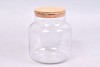 GLAS VAAS MET KURK 21X17CM