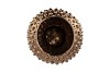DJEDDA VASE DOTS SHINY BRONZE 21X29CM