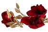 SILK MAGNOLIA GOLD BORDEAUX 77CM