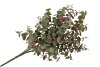 SILK EUCALYPTUS GREEN/PURPLE 47CM NM