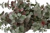 SILK EUCALYPTUS GREEN/PURPLE 47CM NM