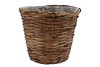 RATTAN BASKET POT ROUND 29X26CM NM