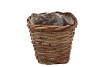 RATTAN BASKET POT SQUARE 14X14X14CM NM
