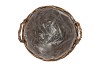 RATTAN BASKET POT ROUND +EARS 25X21CM NM
