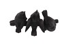 HUMMINGBIRD ZWART 3 OP TAK 14X7X7CM NM
