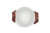 ZINC LEATHER WHITE MAT 13X12CM