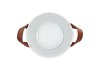 ZINC LEATHER WHITE MAT 16X15CM