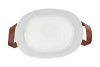 ZINC LEATHER WHITE MAT 25X19X14CM