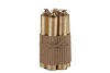 CANDLE CROWN METALLIC GOLD PER 7 2X12CM NM