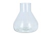 GLASS MILK BOTTLE ROCA CLEAR 22X25CM NM