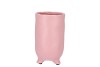 ST TROPEZ PINK MAT VASE 10X18CM