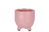 ST TROPEZ PINK MAT POT 8X8CM