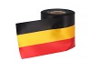 LINT ZIJDEN COMP VLAG BELGIE 70MM 25MTR
