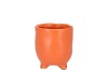 ST TROPEZ ORANGE MAT POT 6X7CM